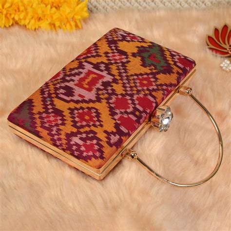 Single Ikat Patola Clutch – My Store