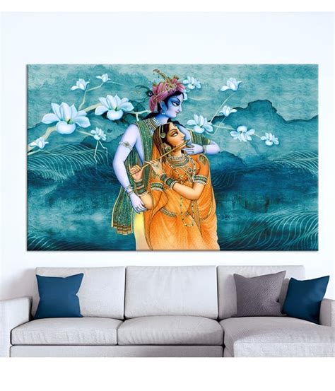 Krishna and Radha Canvas Art – DekorDelivery