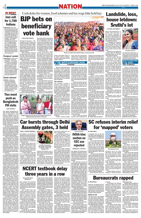 Telegraph India Epaper - Calcutta Edition, Tuesday, 07 Apr, 2026 ...