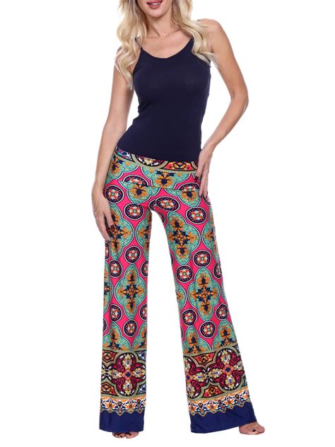 Women's Mozaic Printed Palazzo Pants - Walmart.com