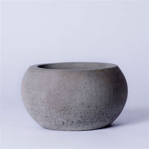 Orb Planter Dark Concrete - Classic Concrete Succulent Planter in live ...