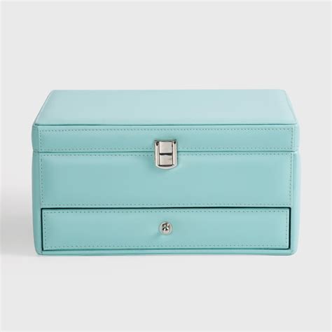 Buy Regan Teal Solid Tiered Jewellery Box from Home Centre at just INR ...