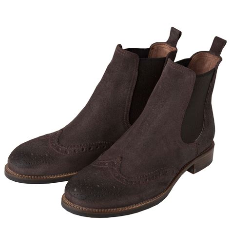 Brown Suede Chelsea Boot | Cordings