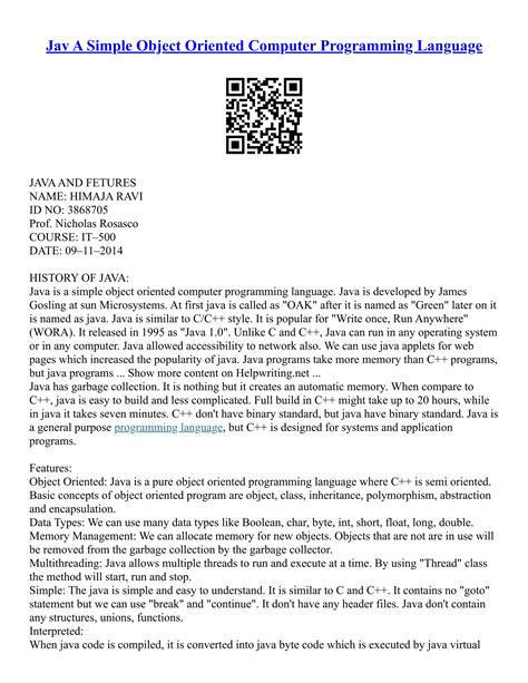 Image result for Programming Specification