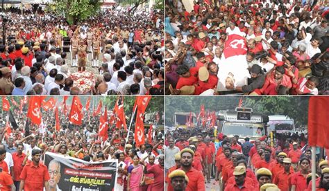 Album - சங்கரய்யா இறுதி ஊர்வலம் - புகைப்படத் தொகுப்பு | Marxist leader ...