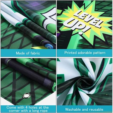 Buy Video Game Happy Birthday Backdrop Gaming Theme Party Photography ...