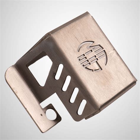 Royal Enfield Himalayan Rear Brake Oil Container Guard ' Stainless Ste ...