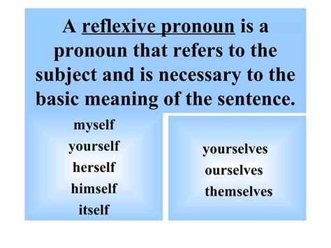 Reflexive intensive_pronouns | PPT