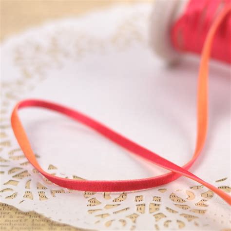 Bretelle élastique bicolore rose et orange - A&A Patrons