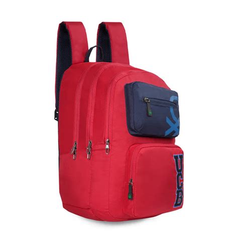 United Colors of Benetton Arcade Back to School Backpack Red – Brand27
