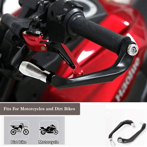 AllExtreme EXUL2GR Universal 7/8" CNC Protector Handlebar Brake Clutch ...