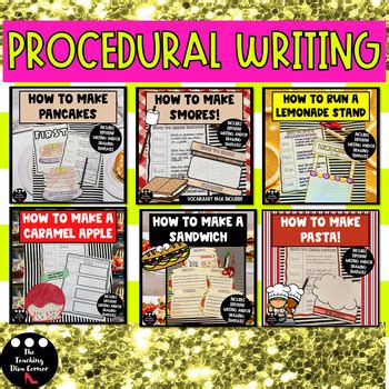 Image result for Procedural Writing Activities