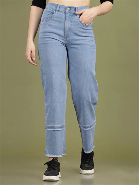 Women High-Rise Clean Look Cotton Jeans – CINK