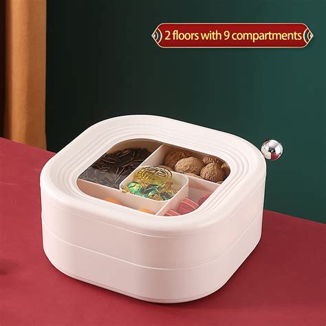 RXIRUCGD Multi-layer Candy Box Snacks And Dried In Candy Boxes Candy ...