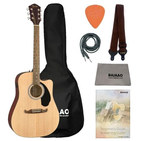 Buy Fender FA-125CE Dreadnought Acoustic Guitar Walnut Fretboard Online ...