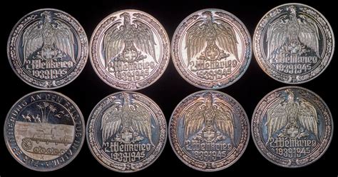 Набор из 38-ми медалей "Вторая мировая война 1939-1945" (Германия ...