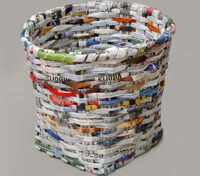 Image result for Making Newspaper Baskets