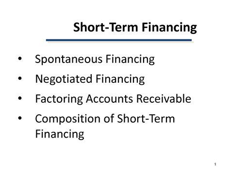 Short-Term Financing 的图像结果