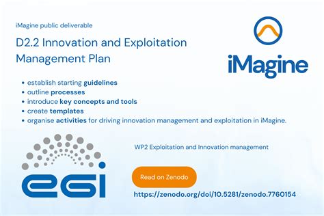 D2.2 Innovation and Exploitation Management Plan - iMagine project