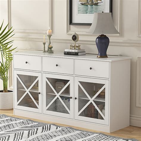 FUFU&GAGA 3-drawer Dresser White 3 -Drawer Standard dresser in the ...