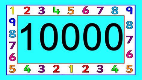 Numbers 1 to 10000 | Números de 1 a 10000 |1から10000までの数字 | 从1到10000的数字 ...