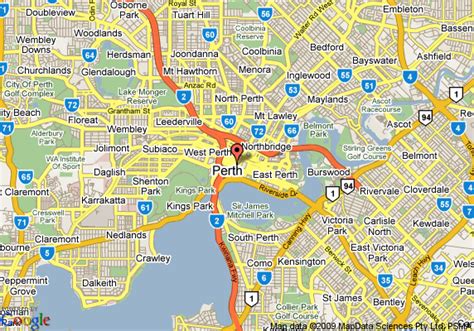Perth Map 的图像结果