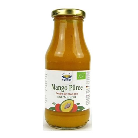 Govinda Mango Püree 100% Frucht bio 210 ml, 3,39