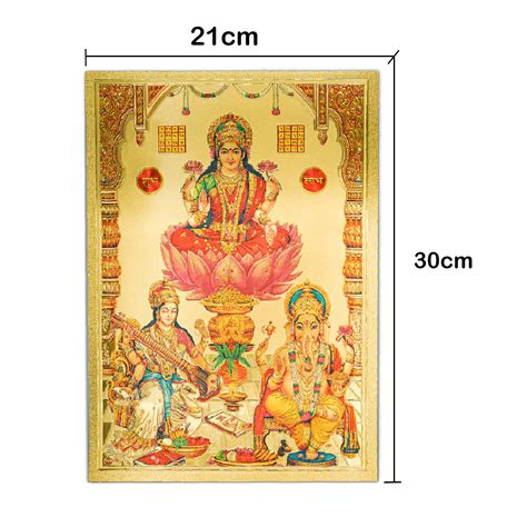 Buy ADA Handicraft Hindu Goddess Laxmi MATA Unframed Photo Poster for ...