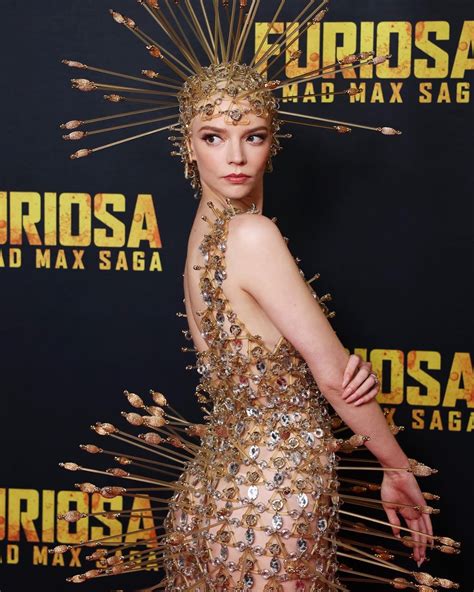 Anya Taylor Joys look at the Sydney premiere of Mad Max: A Furiosa Saga ...