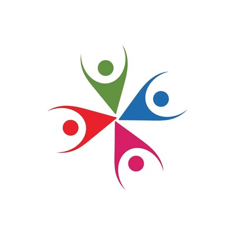 Adoption et soins communautaires Logo Template vector design | Vecteur ...