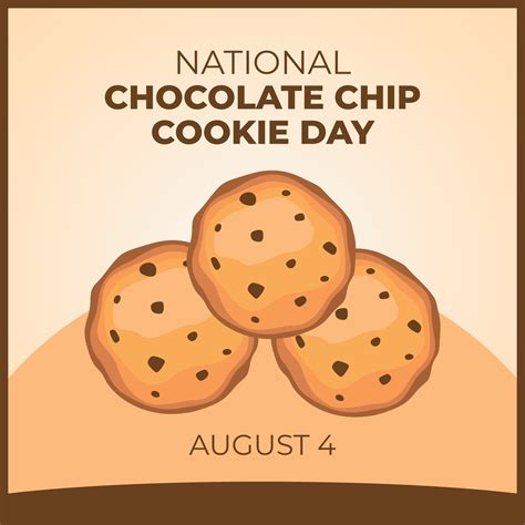 national chocolate chip cookie day design template for celebration ...