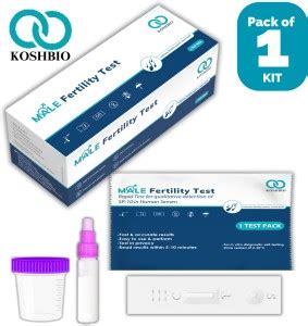 KOSHBIO Male Fertility Rapid test Sperm Kit Price in India - Buy ...