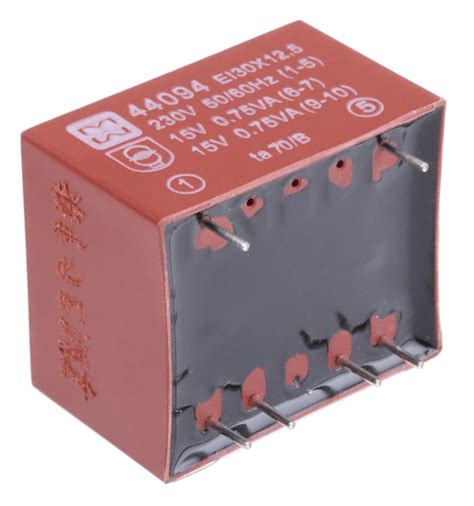 44094 Myrra | Myrra 15V ac 2 Output Through Hole PCB Transformer, 1.5VA ...