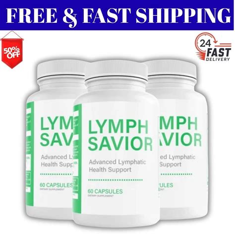 Lymph Savior Advanced Lymphatic Health Support Dietary Supplement 60ct ...