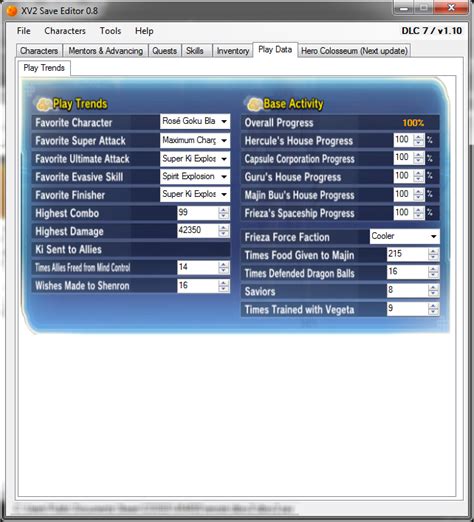 How to Use XV2 Save Editor 的图像结果