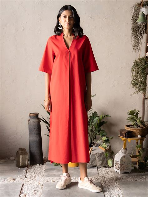 Green Cotton Dress