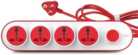 Goldmedal Krysta 2 Pin Heavy-Duty 5-Meter Cable Extension Cord (White ...