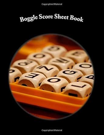 Buy Boggle Score Sheet Book: 200 Pages (100 sheets) Book Online at Low ...