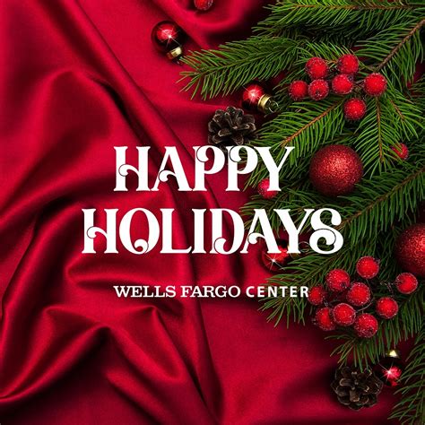 Wells Fargo Center | Happy Holidays from Wells Fargo Center! 🎁 | Instagram