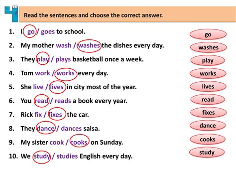 Image result for Present Simple Tasks
