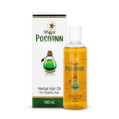 Buy Poshann Herbal Hair Oil 100ml | For Hair Nourishment, Hairfall ...