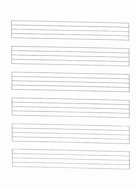 Printable Manuscript Paper For Kindergarten at Paula Banks blog
