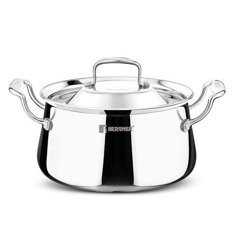 Argent Samsara Tri-Ply Stainless Steel Biryani Handi - Induction Botto
