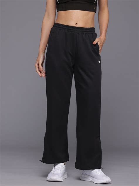 Buy HRX By Hrithik Roshan Women Track Pant With Slit Detail - Track ...