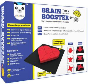 PLAY PANDA Brain Booster Type 2 (Junior) - 56 Puzzles Designed to Boost ...