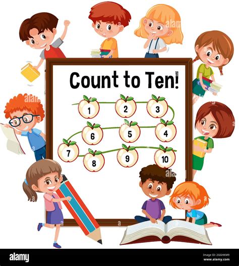 Count To Ten Clip Art