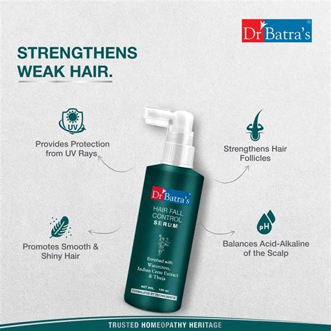 Dr Batra’s Hair Fall Control Serum for Men & Women - Controls hair fall ...