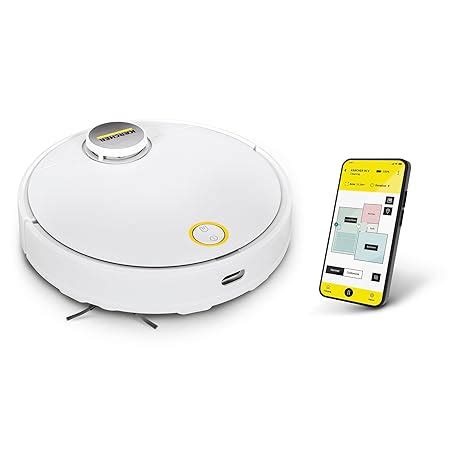 KARCHER RCV 3, 2-in-1 Robotic Vacuum Cleaner with Mopping, 2500 Pa ...