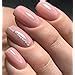 Bhavya Nails - Nude Color Glitter Line - Artificial Nails/Press On ...
