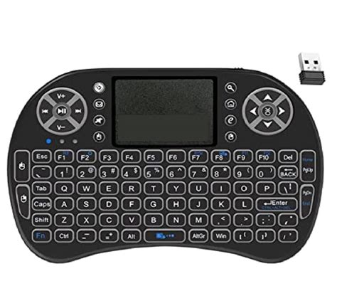 Amazon.in: Buy zvr Mini 2.4Ghz Wireless Bluetooth Touchpad Keyboard ...